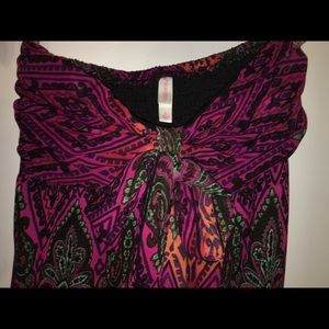 Aztec print multi colored MAXI DRESS